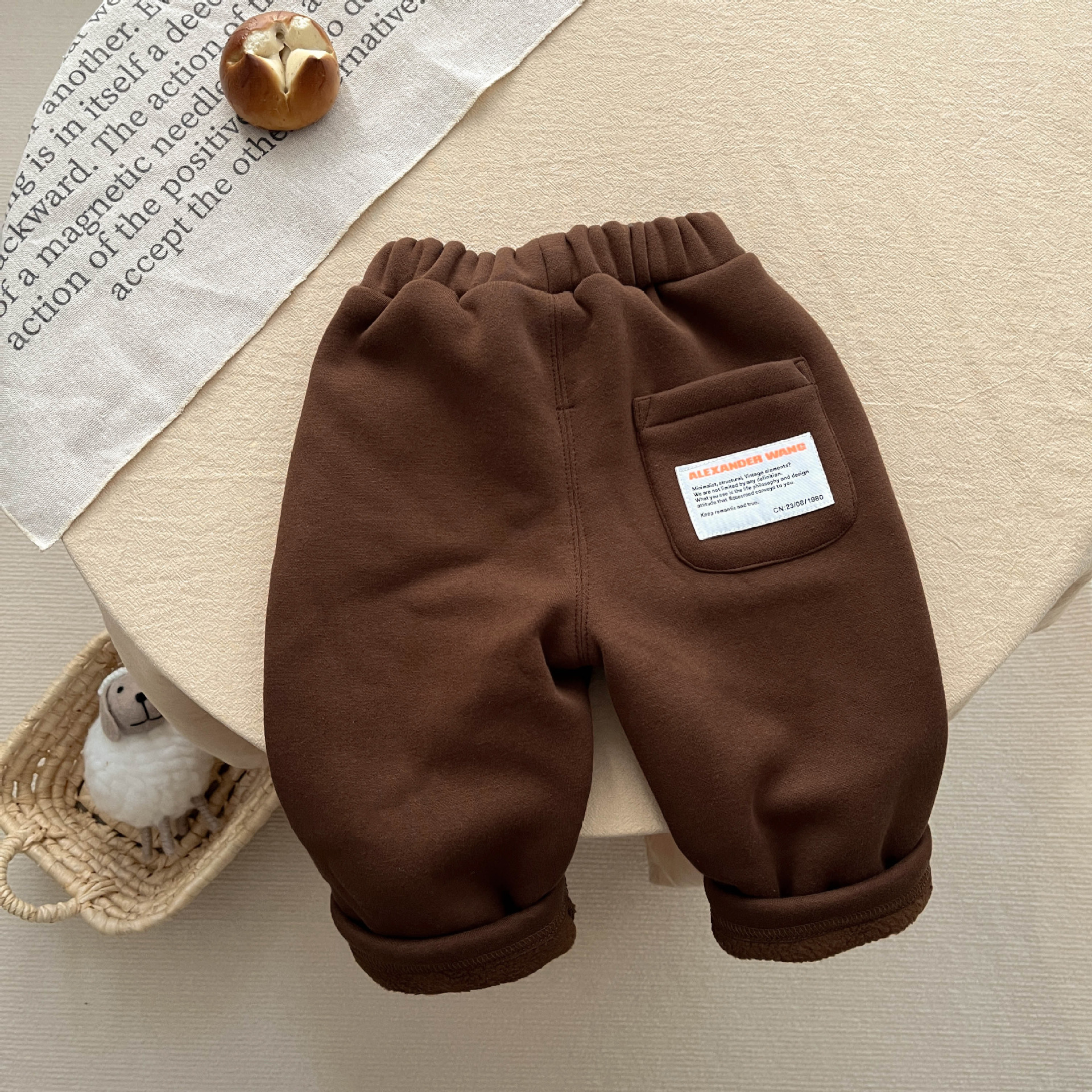 Pantalones de Chándal Térmicos para Niño con Forro Engrosado para Invierno image 9