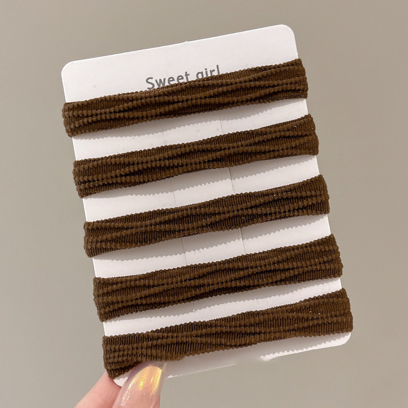 Simple elástico cabello cuerda de cabeza sin costura duradera alta sensación temperamento libre pequeñas hadas debe ser un estilo fresco