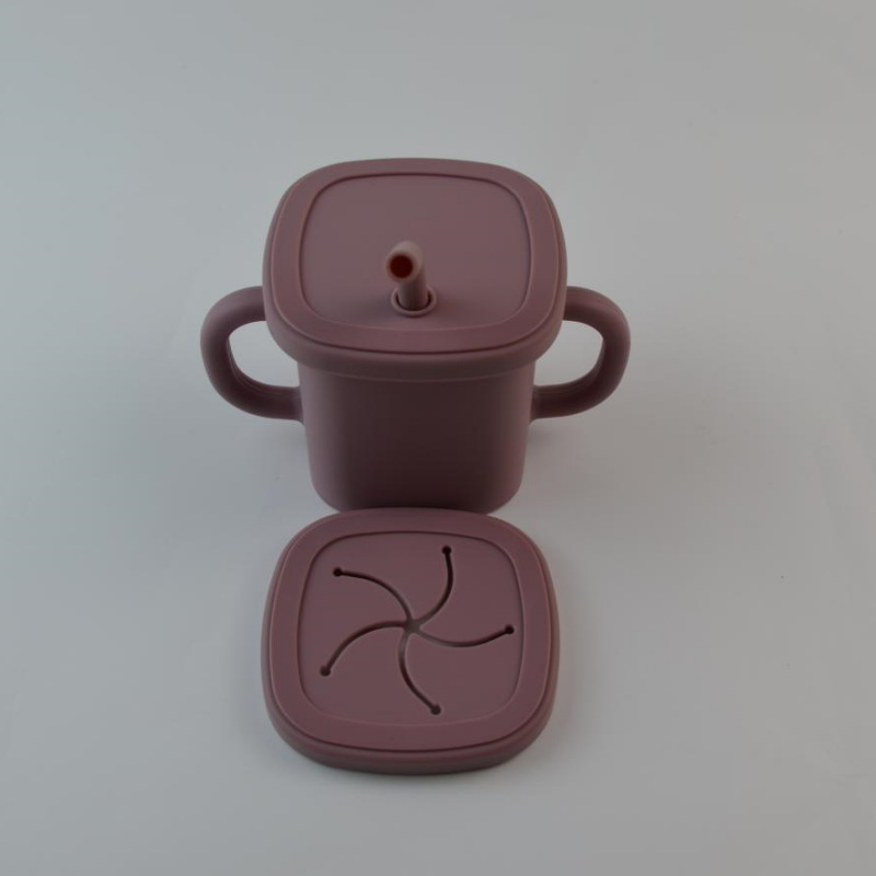 One cup and two -block purple
