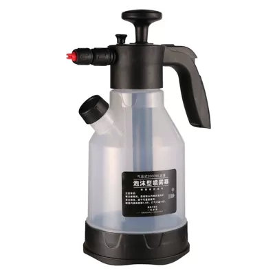 Car cleaning tools | watering water spray foaming device - 2l-foam-spray-bottle-black-and-white-type-a-with-measuring-cup