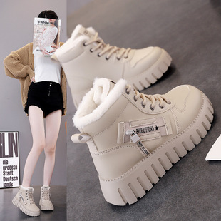 Snow Boots for Women 2025 New Winter Velvet Thickeneded Boots Women's Shoes Short Boots Thick-Soled Warm Cotton Shoes Ws-820