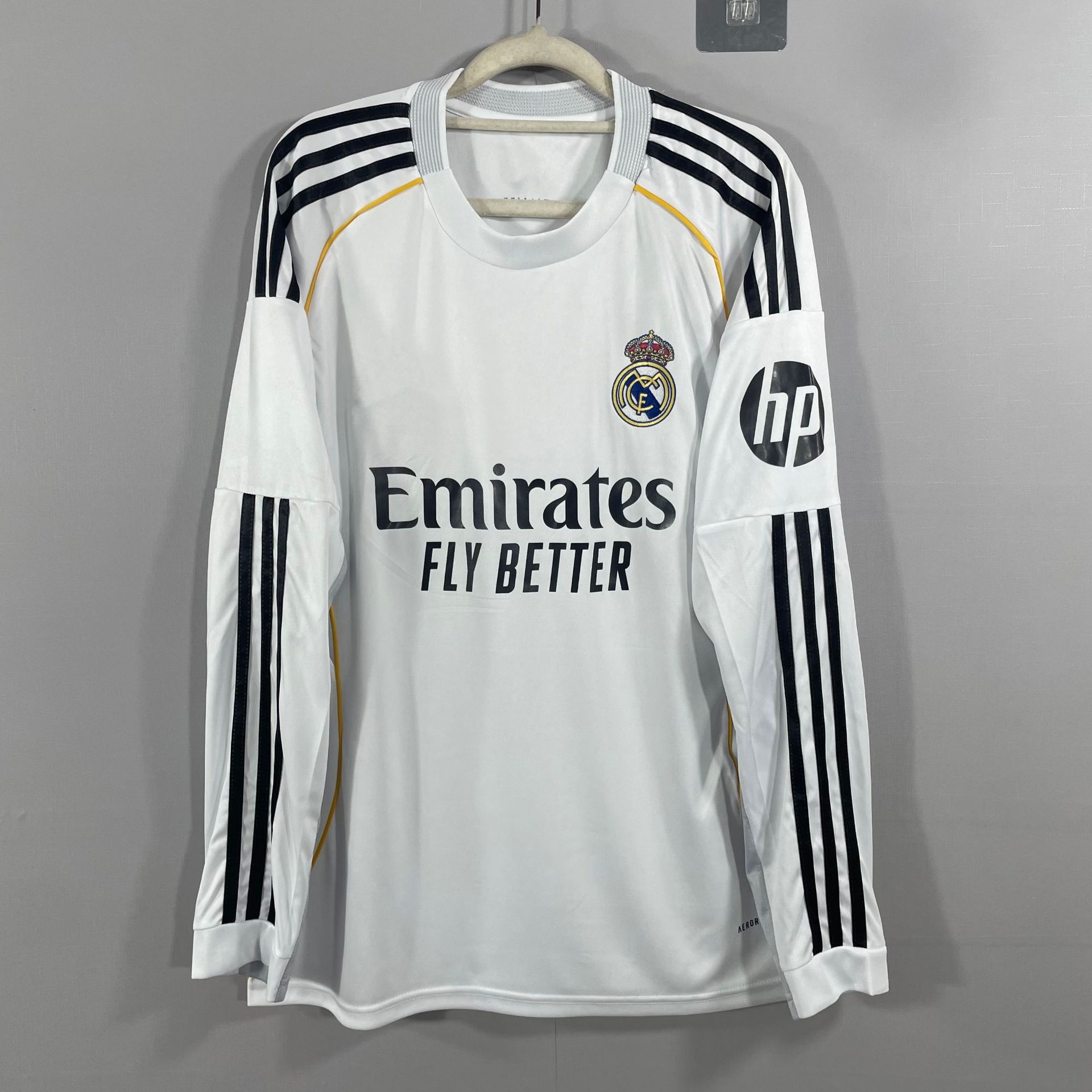 Tailandia 2526 manga larga popular México Alemania Argentina Brasil Real Madrid fuente de alta calidad al por mayor