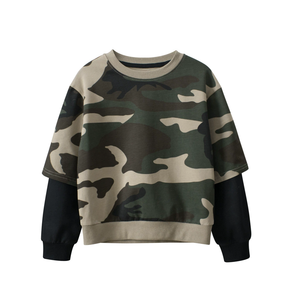 27kids Demi-season sweatshirt for boys, children's camouflage set, children's clothing