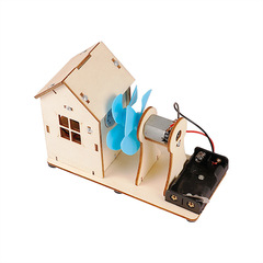 Primary School Physics Small Experiment Handicraft Technology DIY Wind Power Station STEM Educational Science Toy