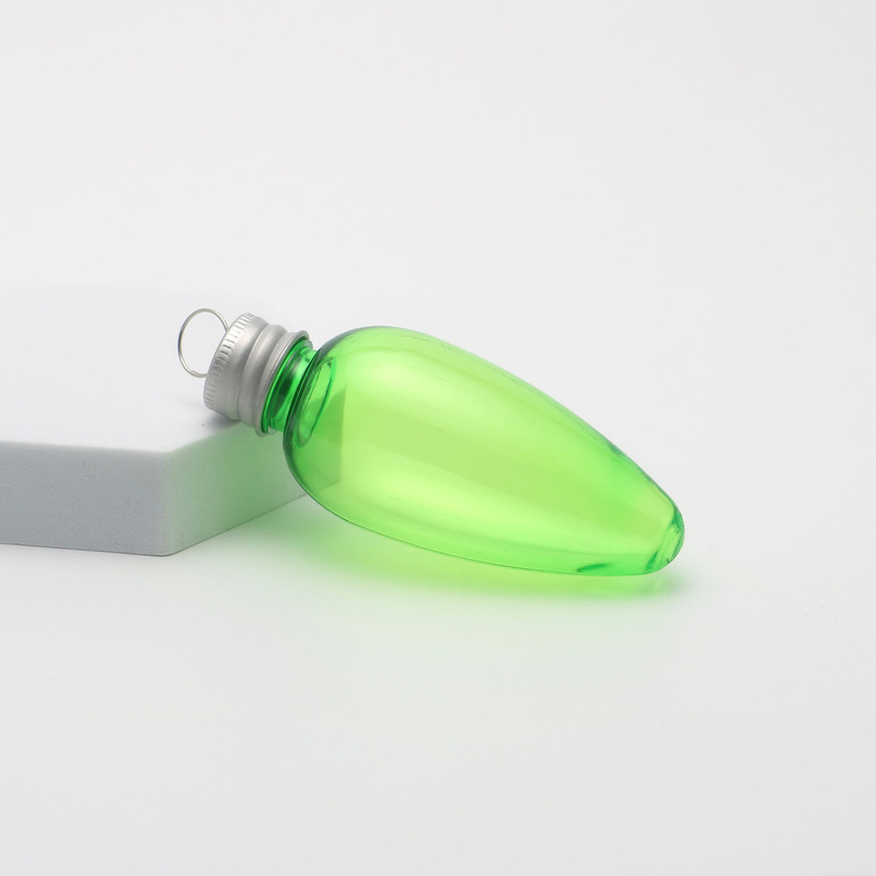 メーカー直販45mlプラスチックpet吊り電球瓶クリスマス装飾瓶彩砂瓶アルミ蓋|undefined