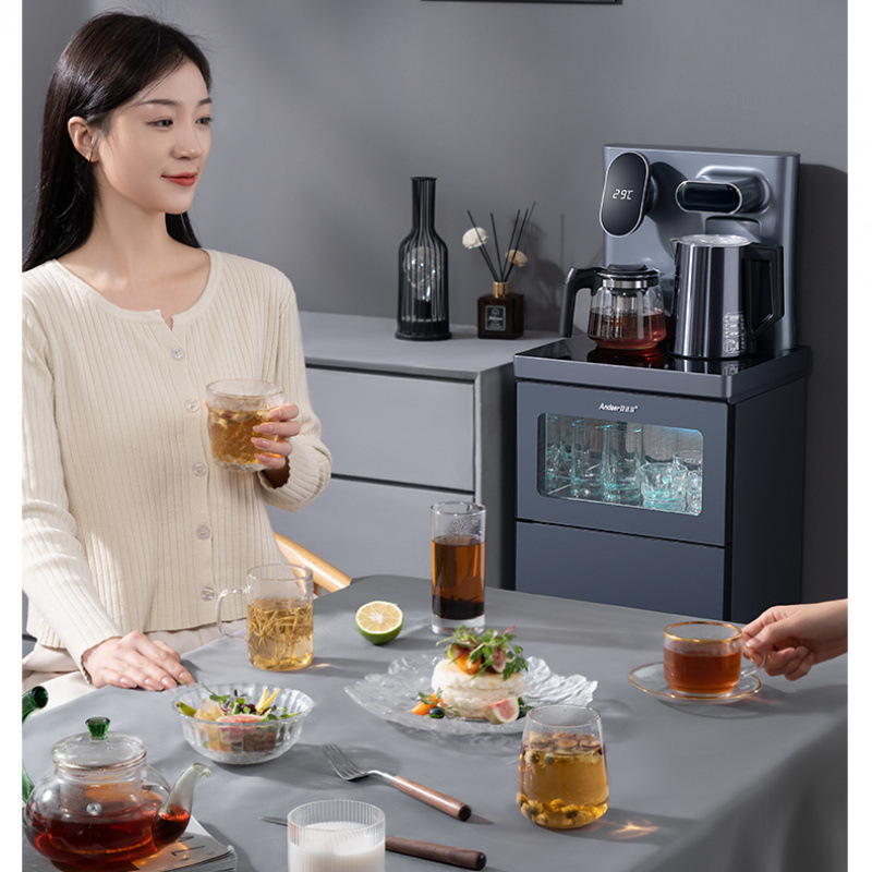 Máquina de bar de té gabinete de desinfección doméstico todo en uno sala de estar totalmente automática debajo 2024 nuevo secador de alta calidad cocina