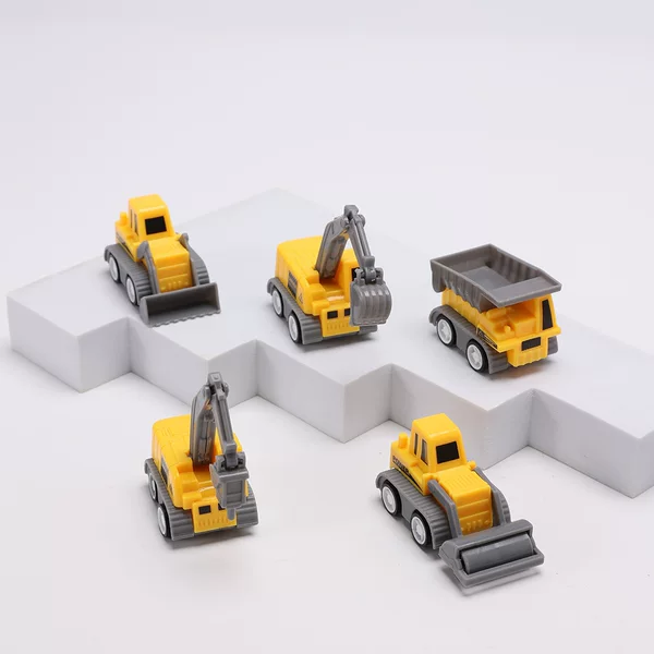Simulation Huili Toy Engineering Team Mini Children's Toy Car Model Mini Huili Engineering Car Toy Wholesale
