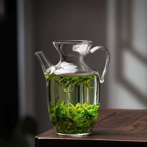 Imitation Song Dynasty glass pot Song tea pot special tea set for making green tea, one person small teapot holding pot household tea infuser tea cup