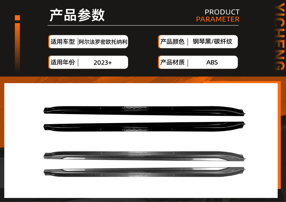 Suitable for Porsche Macan MK1 2015-2026 side skirt spoiler small exterior trim cross-border modification