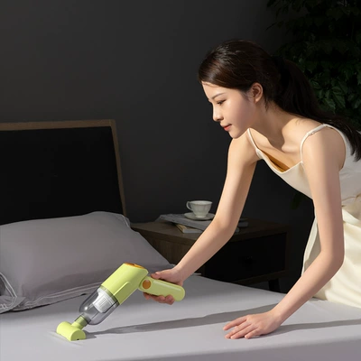 Wireless Car vacuum cleaner household small large suction power strong handheld rechargeable cat hair suction machine multi-purpose