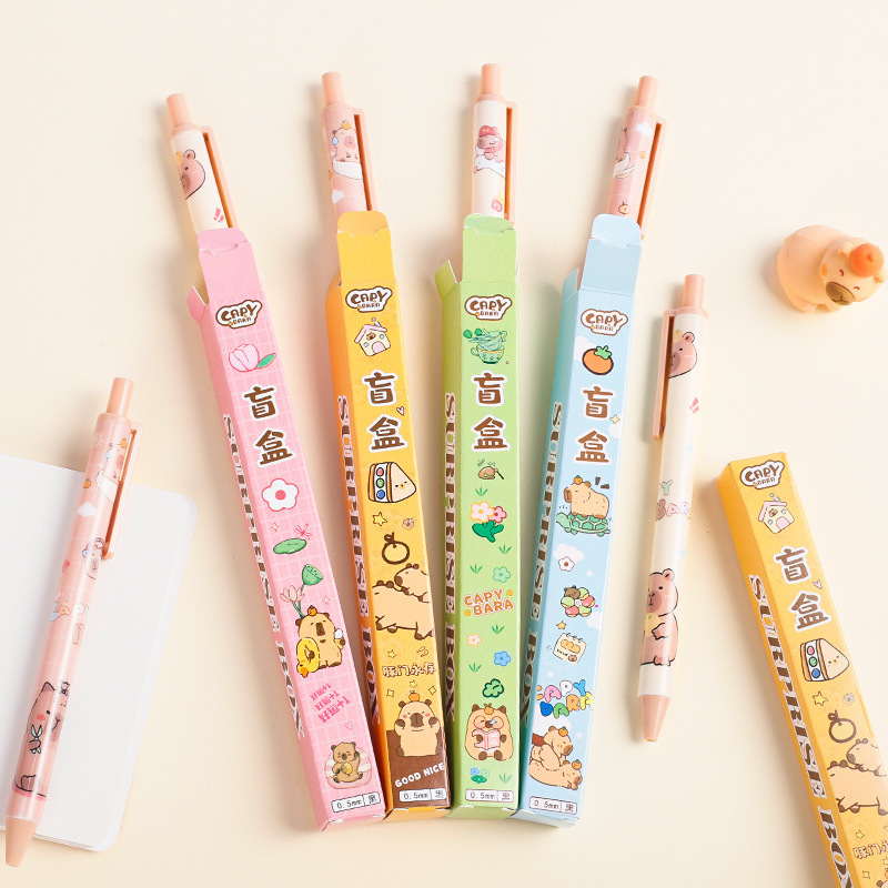 カピバラ盲箱ペンかわいいカピバラネット赤造形児童高颜値誕生日プレゼント|undefined