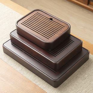 Wholesale water storage tea tray water storage type a generation of bamboo tea table Chinese household rectangular bamboo tea sea distribution