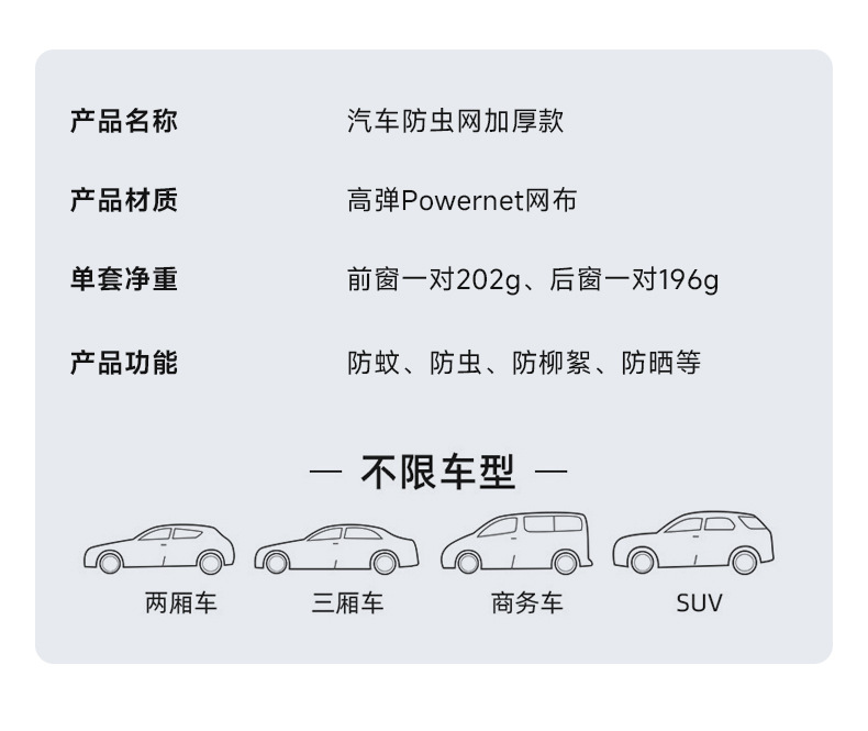 Premium Selection: Car Anti-Mosquito Screen, Car Window Anti-Mosquito Net, Sunscreen Mosquito Net, Insect-Proof Net, Car Mesh Sunshade Curtain
