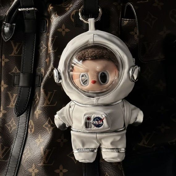 新しいラブブ宇宙飛行士服高価値スーツ 17cmlabb ブラインドボックスビニール人形ペンダントベビー服|undefined