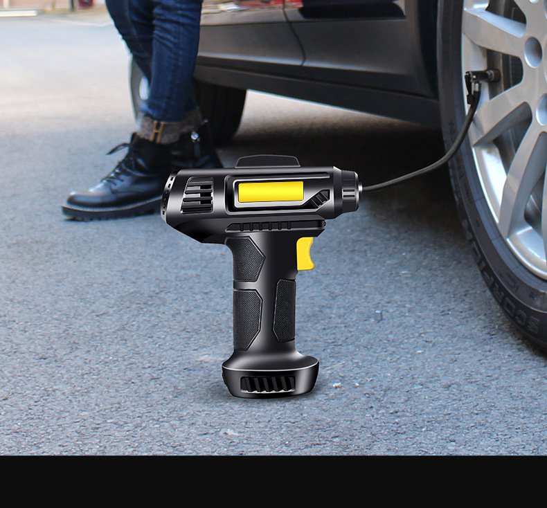 Car Air Pump Portable Rechargeable Air Pump Car Tire Inflator Electric Wireless Air Pump