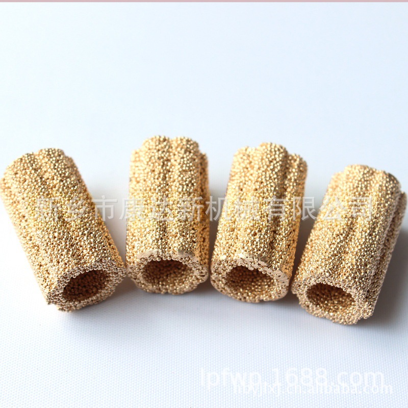 气动元件铜粉烧结滤芯 烧结铜滤芯 铜烧结滤芯 精密过滤 耐腐蚀性