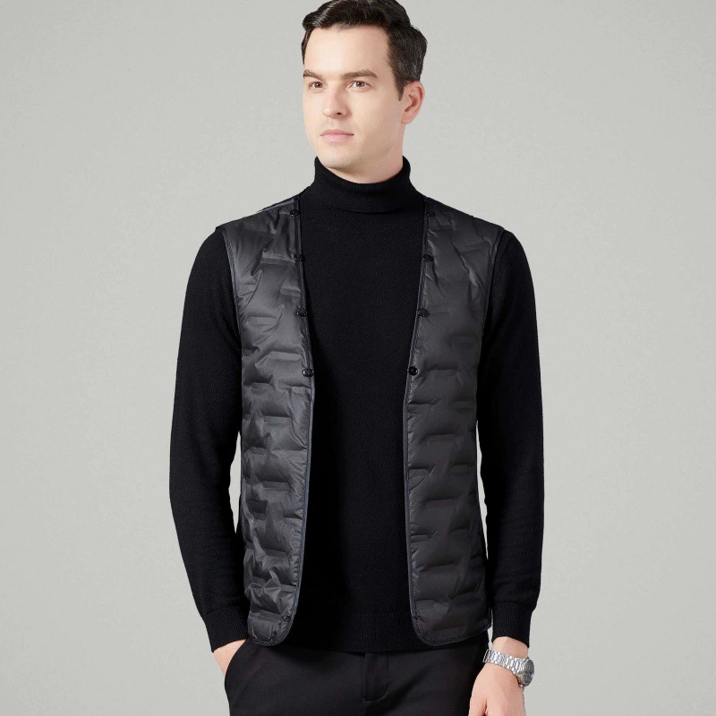 Cashmere demi-season liner with down, long suit, double-sided woolen woolen coat for leisure, mid-length
