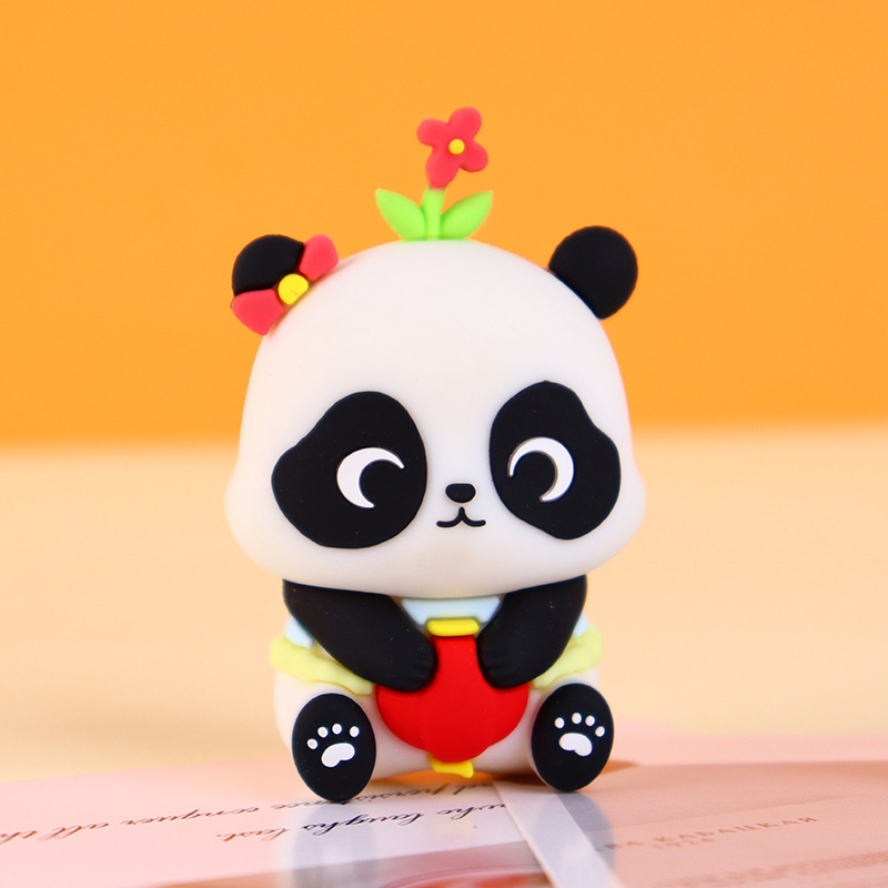 新款卡通pvc软胶DIY饰品发夹水杯手机壳冰箱贴装饰贴日用订做创意