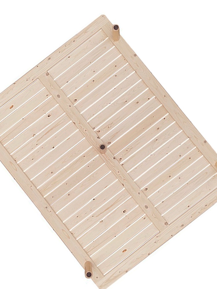 444Z wholesale Shanju wood frame bed frame single bed solid wood bed board sofa bed frame without bedside shelf