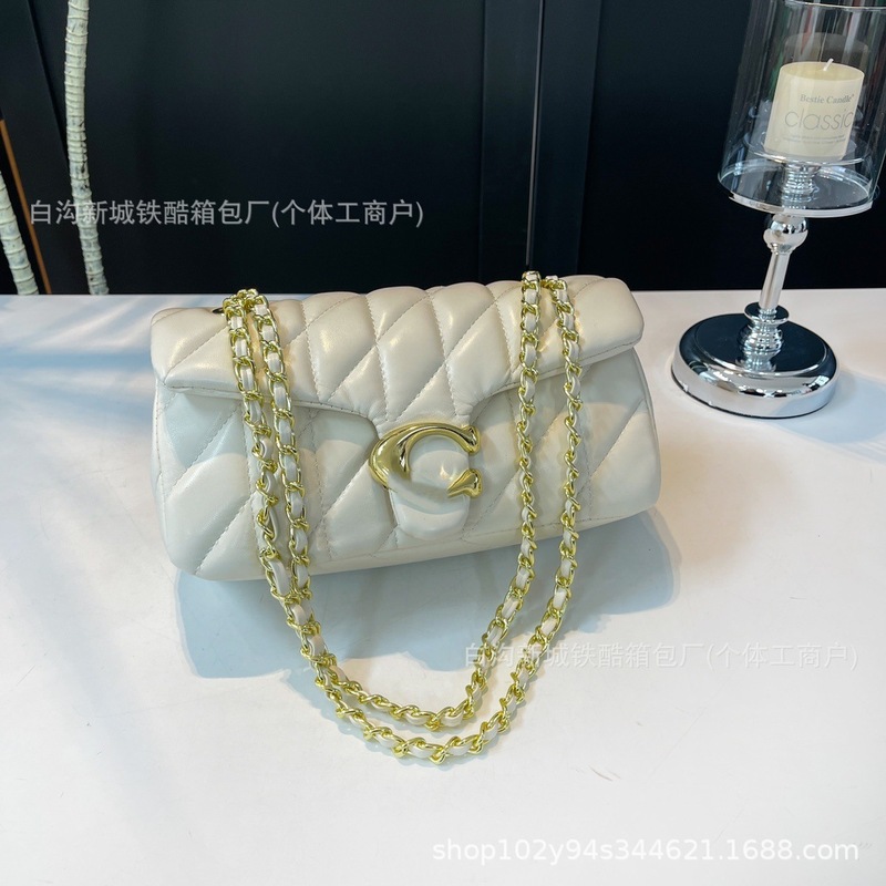 欧美大牌蔻C新款菱格tabby26酒神包小香风单肩手提包斜挎腋下女包|undefined