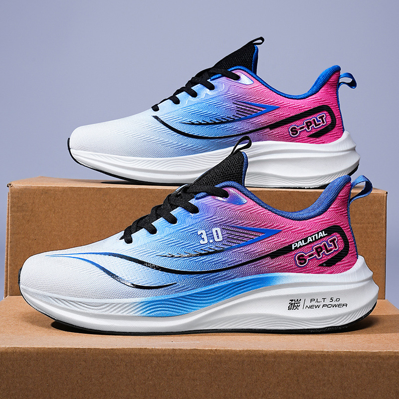 Zapatillas de carbono de palma completa de la marea nacional antideslizante juveniles zapatillas de corrida antideslizantes de estudiantes varones juveniles