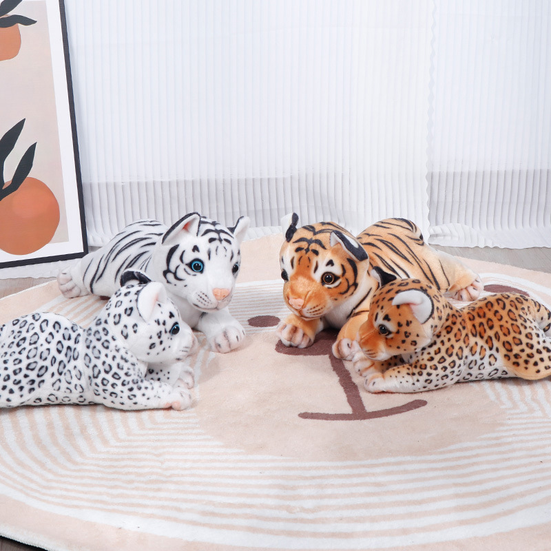 仿真可爱小老虎公仔生肖虎毛绒玩具睡觉抱枕男生款床上布偶娃娃