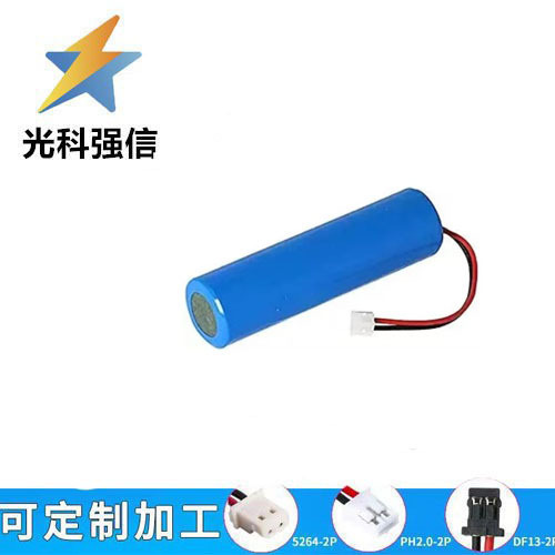 Foot capacity trash can battery 3.7v18650 electric induction household rechargeable lithium battery with 1.5 head 2000mAh