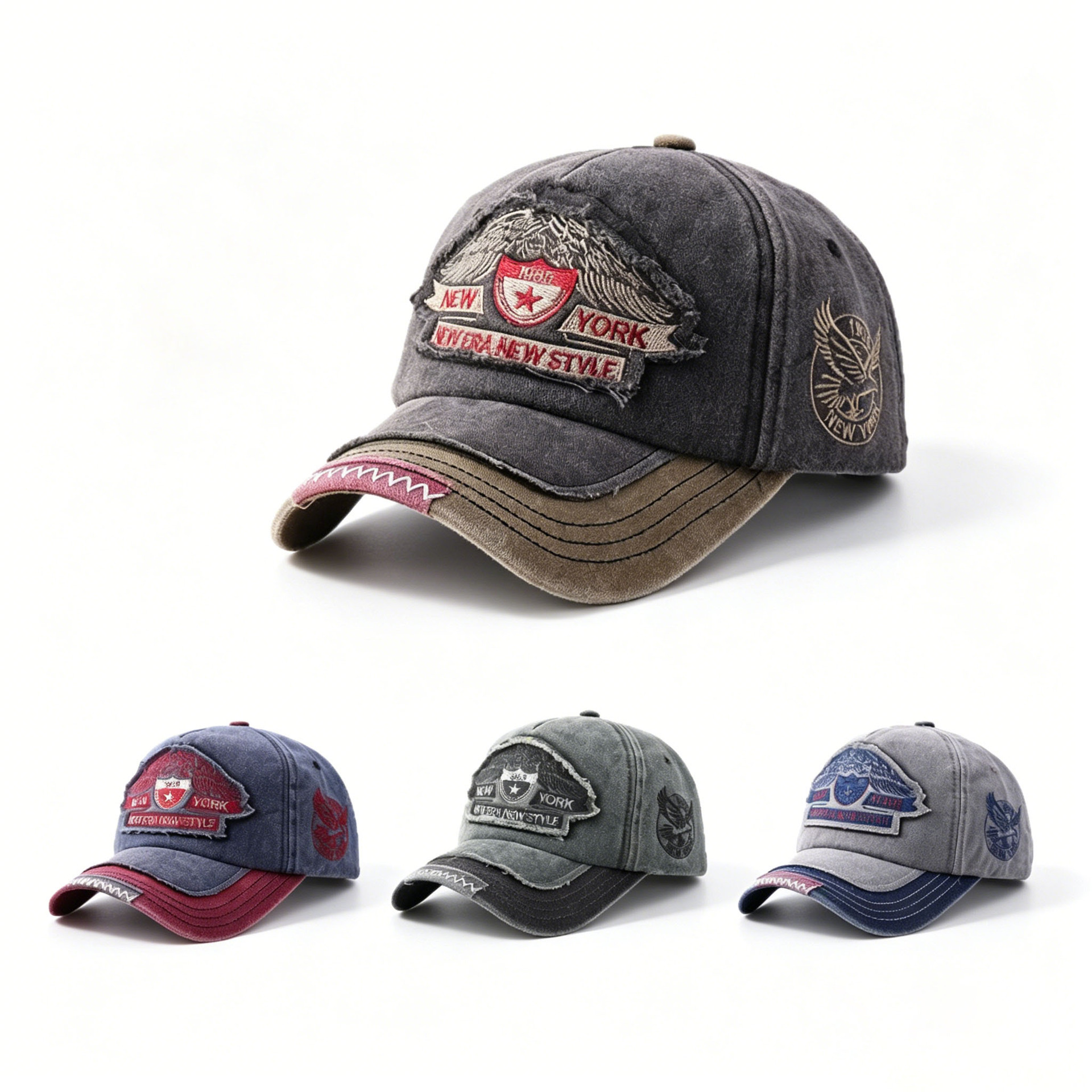 retro three dimensional baseball cap