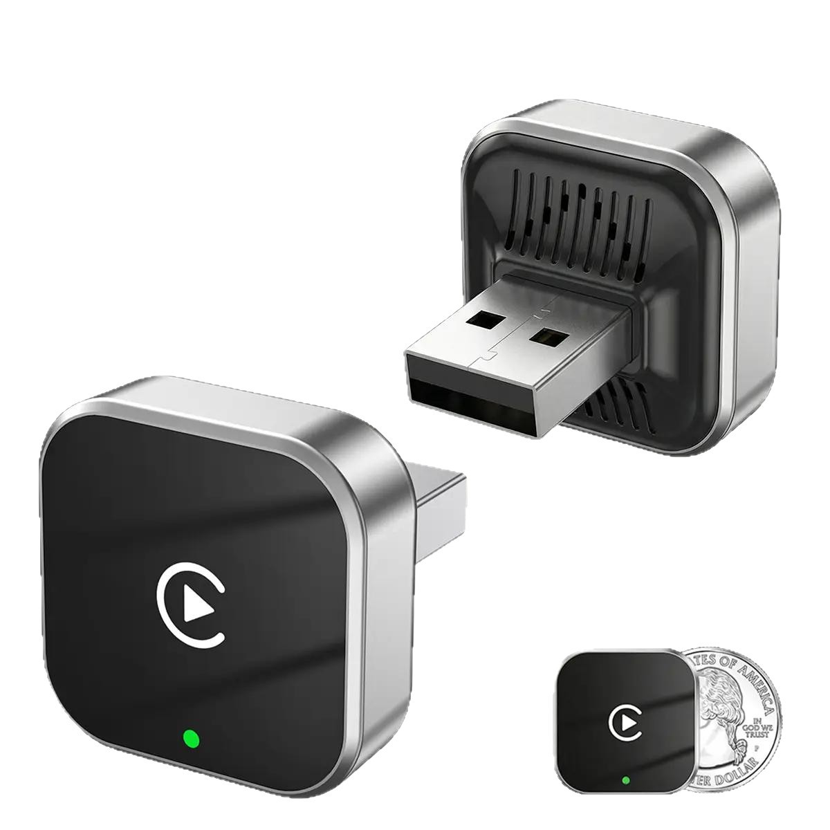 Cross-Border Wireless Carplay Adapter Android Automatic Wireless Converter Supports Apple/Xiaomi/Samsung