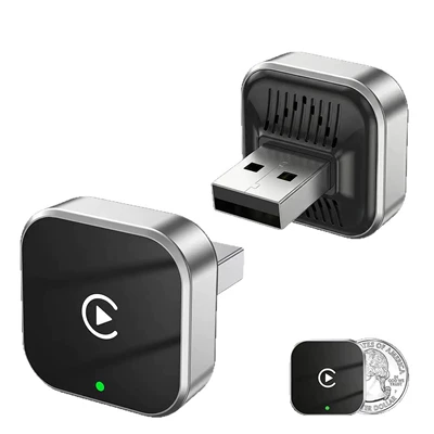Cross-Border Wireless Carplay Adapter Android Automatic Wireless Converter Supports Apple/Xiaomi/Samsung (Simsiz CarPlay və Android Auto) - overseas-version-of-carplay-compatible-with-android-and-ios-systems-extension-adapter-cable