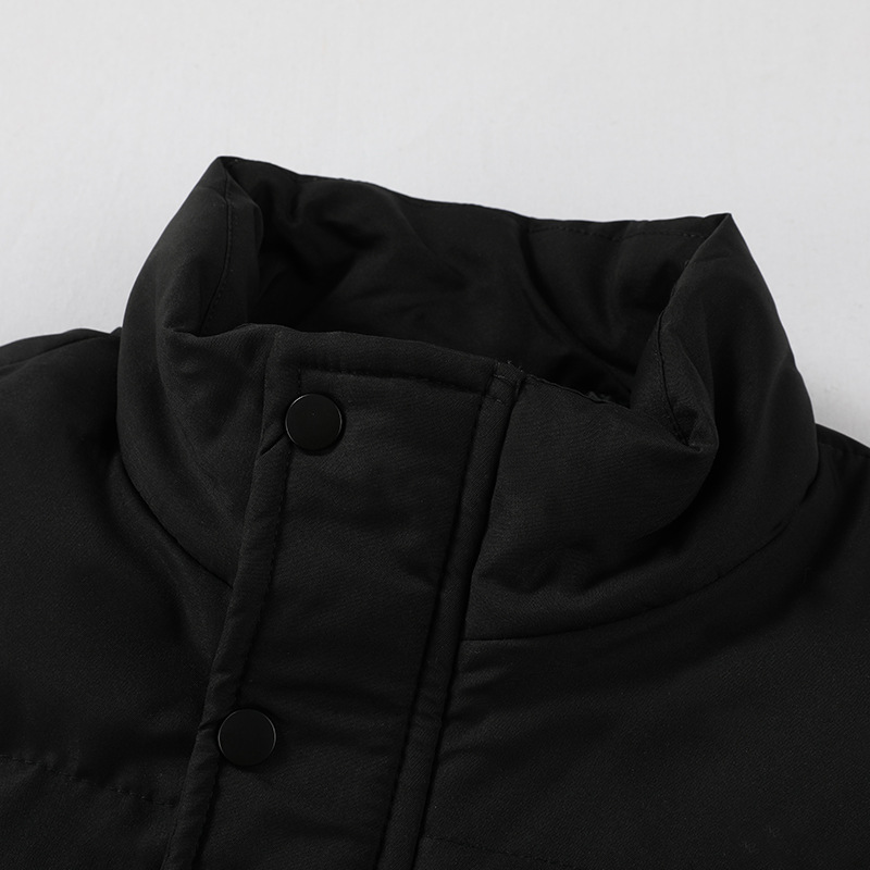 Transfronterizo otoño y invierno chaleco de hombre chaleco de color sólido marca de moda coreana engrosado caliente hombre gran camisa de hombro de pareja