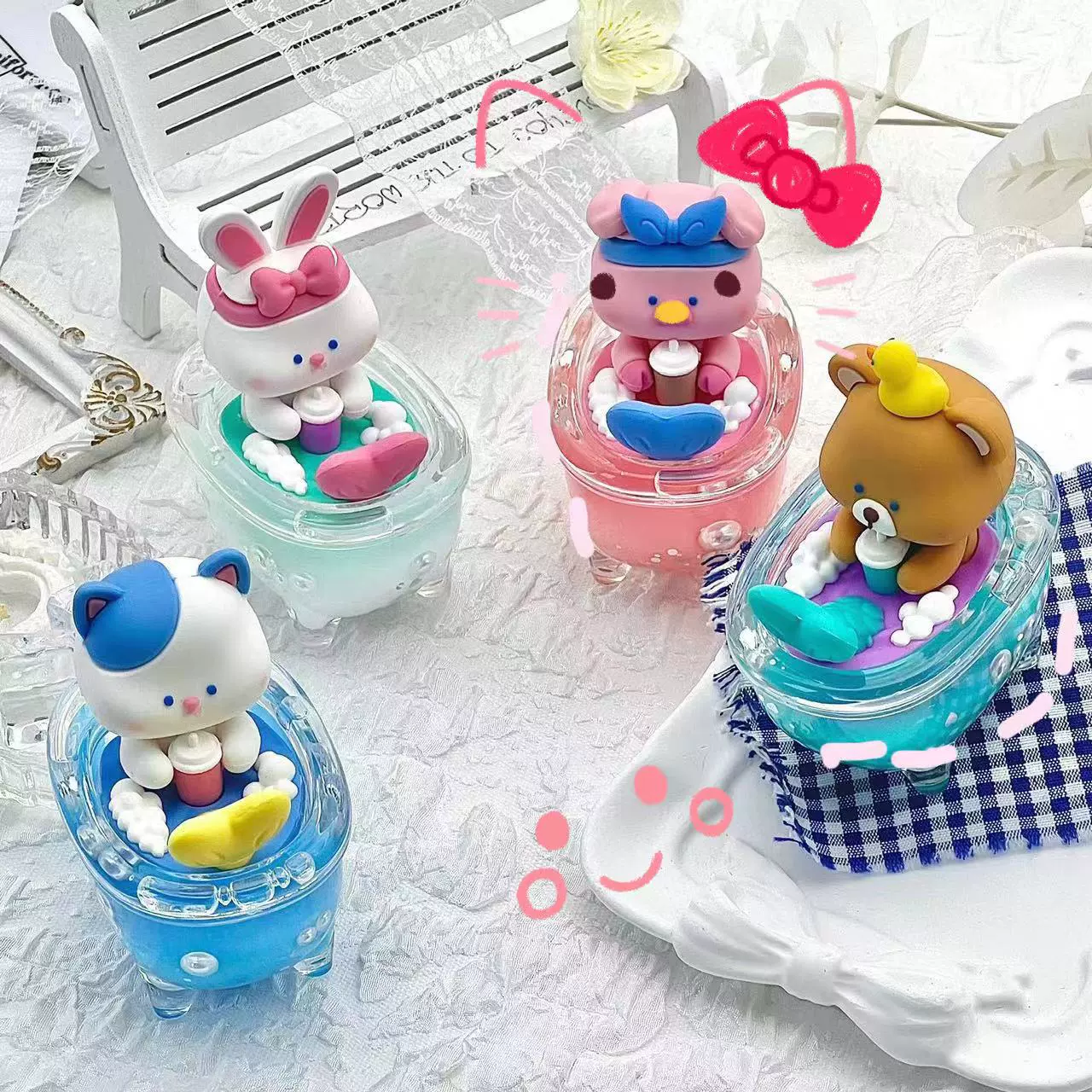 Милые офисные рабочие станции, украшения для рабочего стола, маленькие украшения, декомпрессионная жидкость, креативные подарки на день рождения для детей и девочек