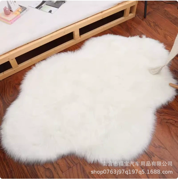 Нерегулярные белые плюшевые облака ковер кровать одеяло нерегулярное домашнее гостиная чайный столик коврик шерсть одеяло