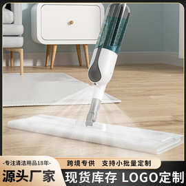 厂家免手洗懒人家用一次性静电除尘干湿两用吸水平板喷水喷雾拖把
