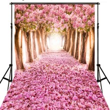 跨境摄影背景布 批量直供摄影工作室背景板 情人节风景花树主题