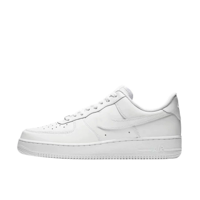 Кроссовки Nike Air Force 1 для отдыха, для мужчин и женщин, белые