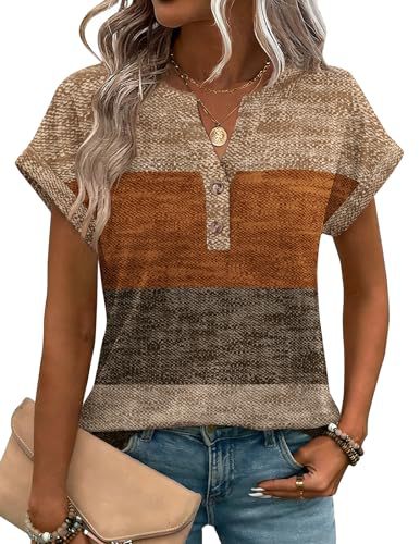 2026 Cross-Border Foreign Trade Independent Site Summer New Heart-Shaped Flower Print Versatile V-Neck_ecoleips.com