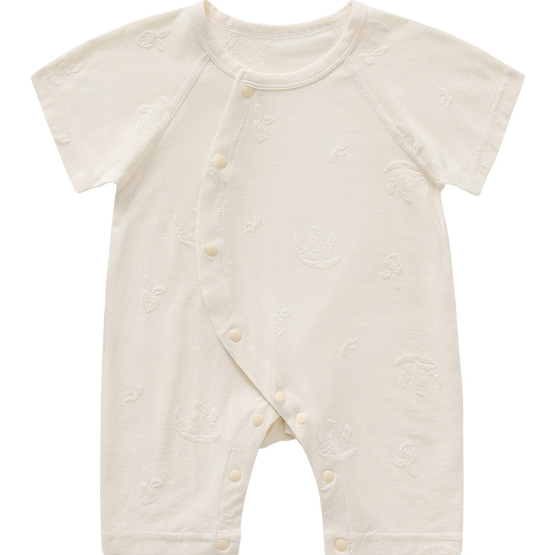 Baby overcoat verano para niños de mangas cortas delgadas transpirables para salir ropa de recién nacidos ropa de verano bebé