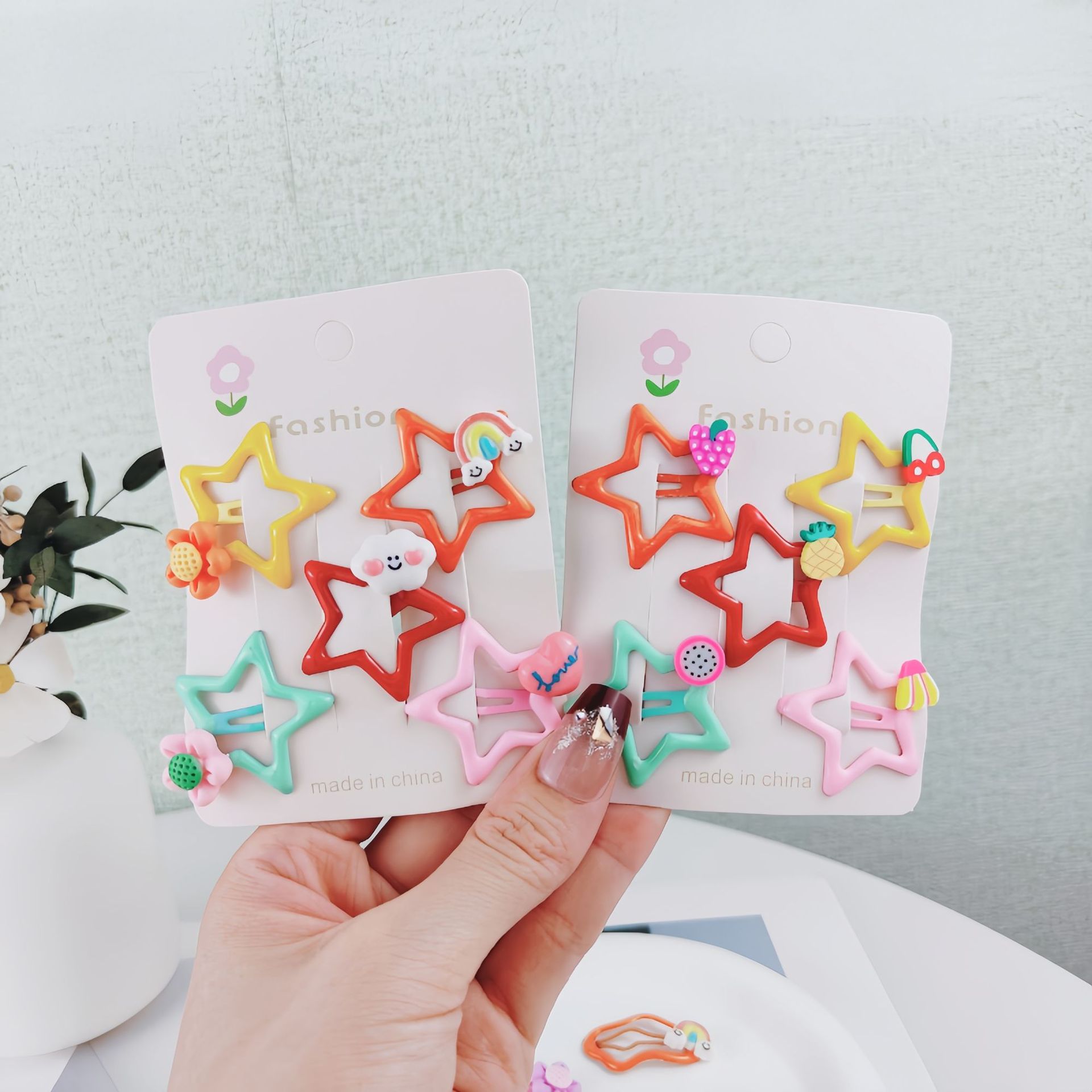 Niños clip de cabello niñas clip de dibujos animados clip de peluquete pinza pin