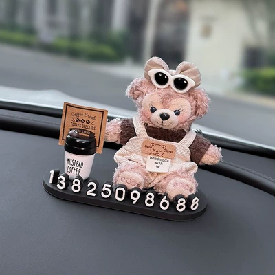 Shirley Mei Duffy Parking Sign Nömrəli dayanma kartı - little-bear-overalls-meimei-free-4-sets-of-digital-stickers