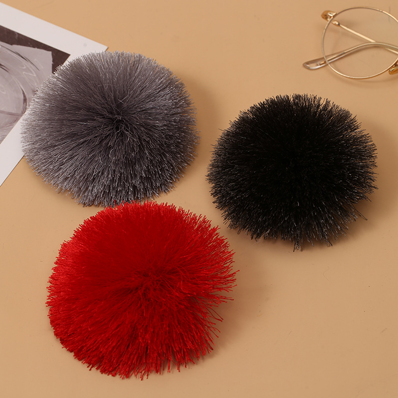Colorful tassel yarn ball DIY plush ball children's toy accessories shoe hat mixed color ball wholesale supply