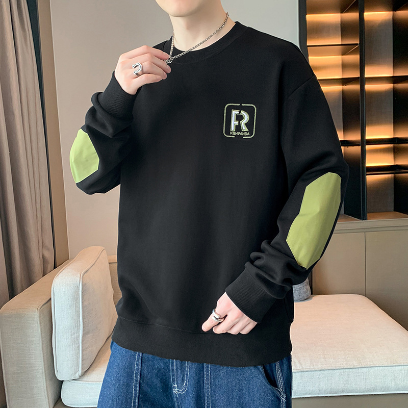 China-Chic Herren Pullover Trendy Amerikanischen T-shirt Lange ärmeln lose casual kleidung Vielseitige top_voghion.com