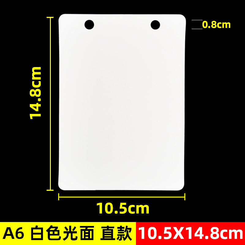 Etiqueta Colgante de Precio de Plástico PVC Transparente e Impresa para Ropa y Publicidad image 77