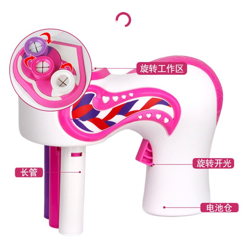 Dispositivo de trenzado de cabello transfronterizo de tres hilos tiktok mismo dispositivo de trenzado de cabello automático decoración juguete de niña juguete de unión de cabello para niños