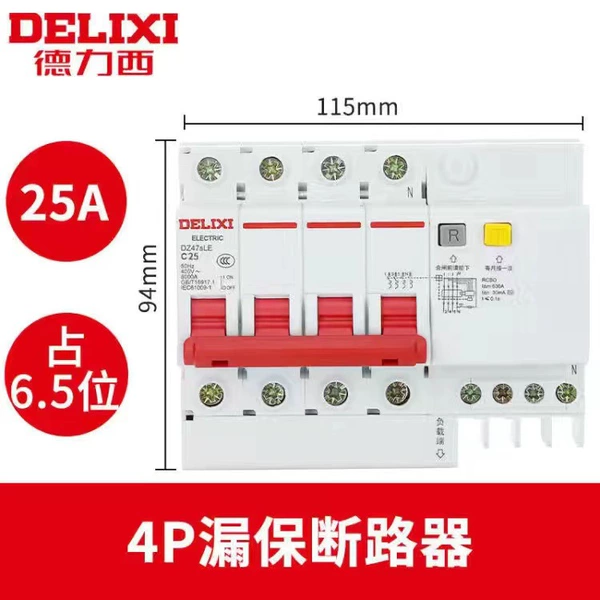 DZ47SLE 4P C 25A
