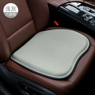 Car Amazon Seat Cushion Ice: Cool pad - light-gray-gel-jelly-breathable-pad