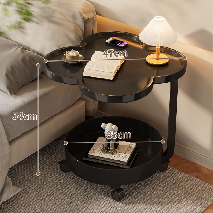 [사일런트 유니버설 휠]-더블 레이어 스토리지-유광 블랙