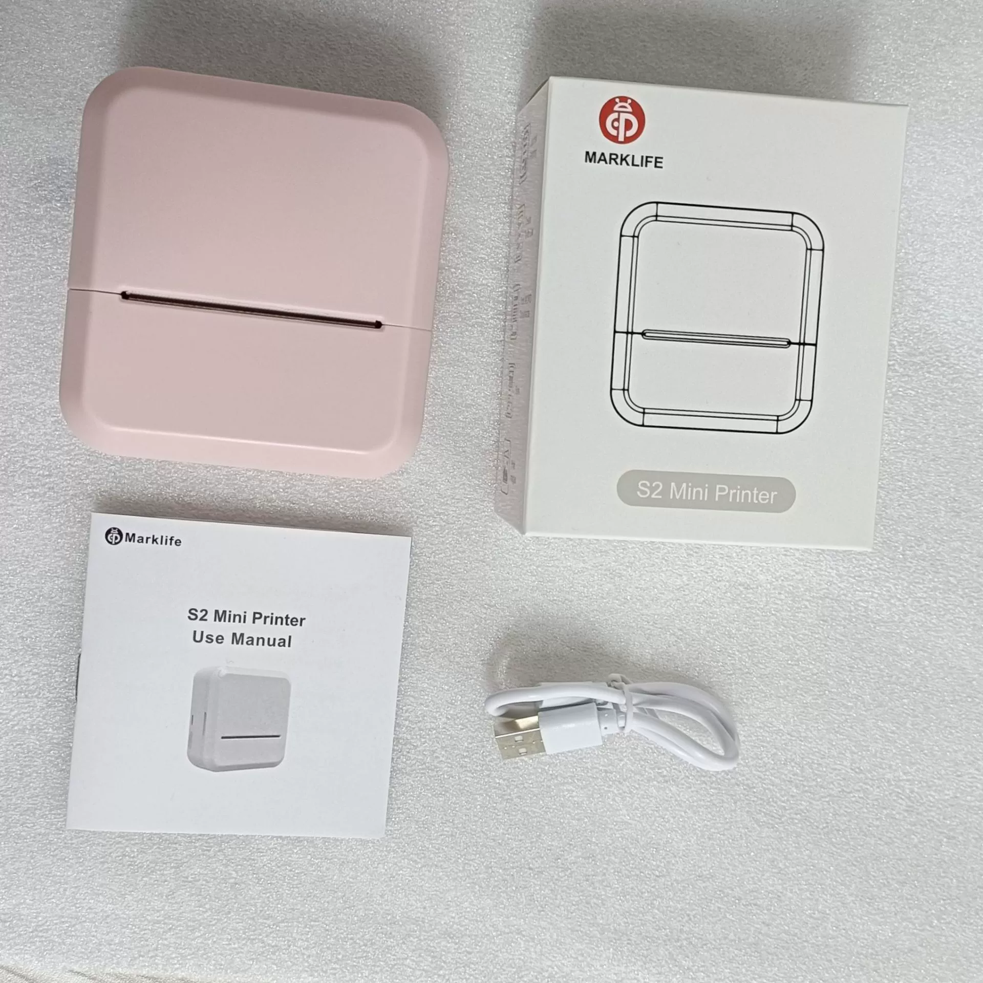S2MiniinklessprinterforIOSandAndroid mini printer barcode barcode machine