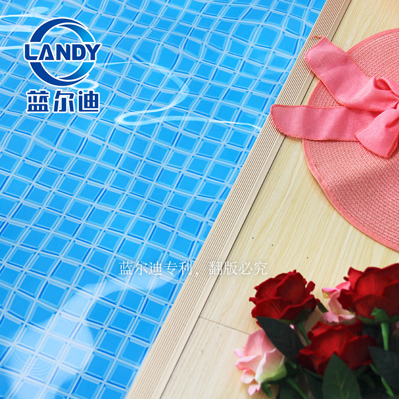 立体3D马赛克游泳池PVC胶膜 水上乐园内胆装饰 泳池内衬施工卷材