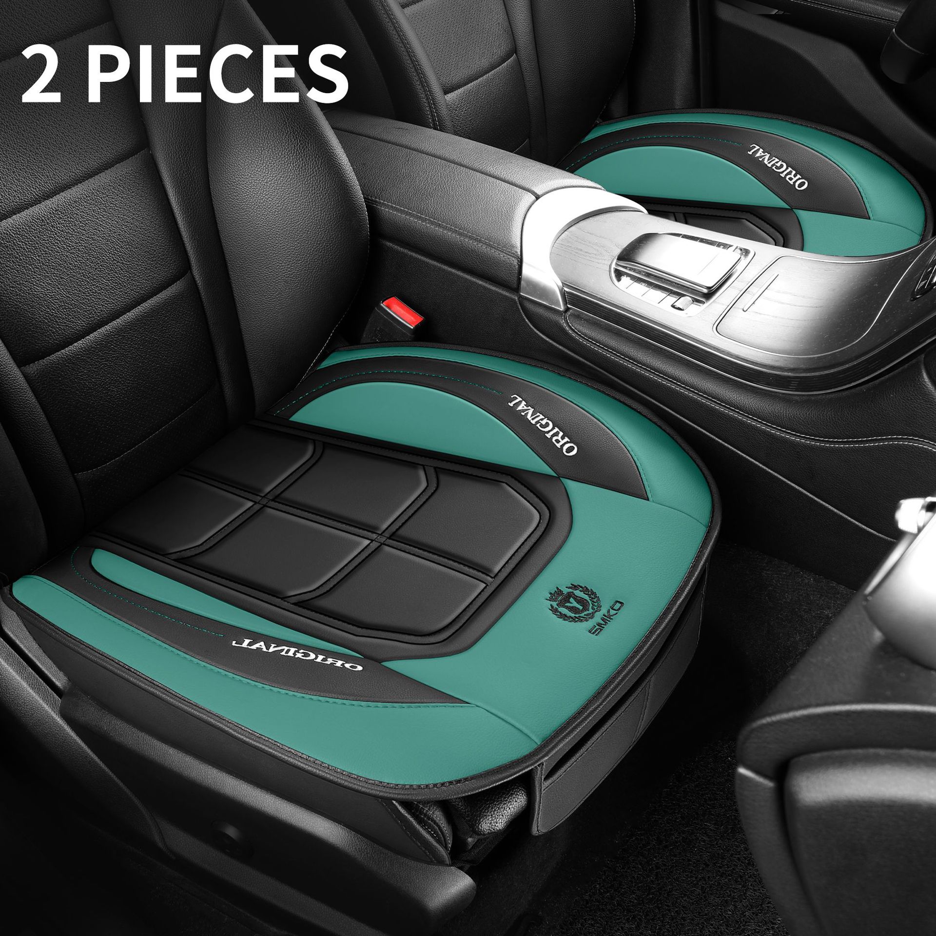 Cross-Border Car Seat Cushion, Universal Color Matching Square Single and Double Piece Seat Cover for All Seasons, One Piece Drop Shipping, Free Car Seat Cushion